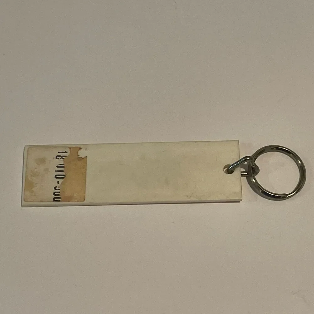 Girl Scout White Green‎ Key Chain Rectangle 5